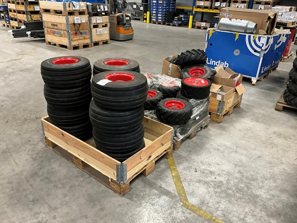 Wheels on rims