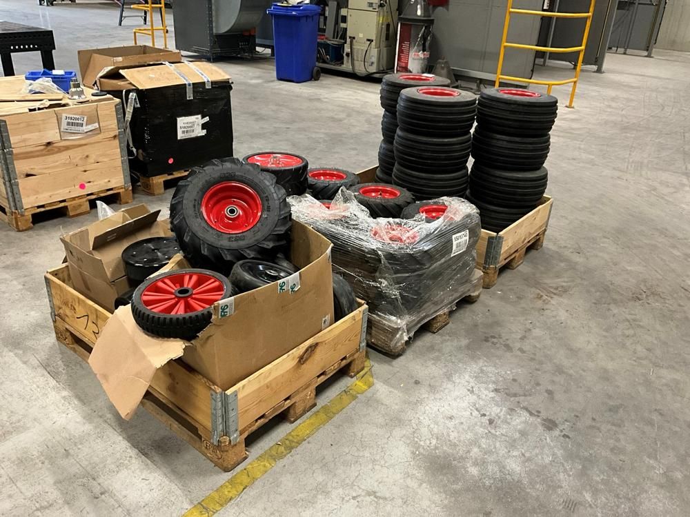 Wheels on rims