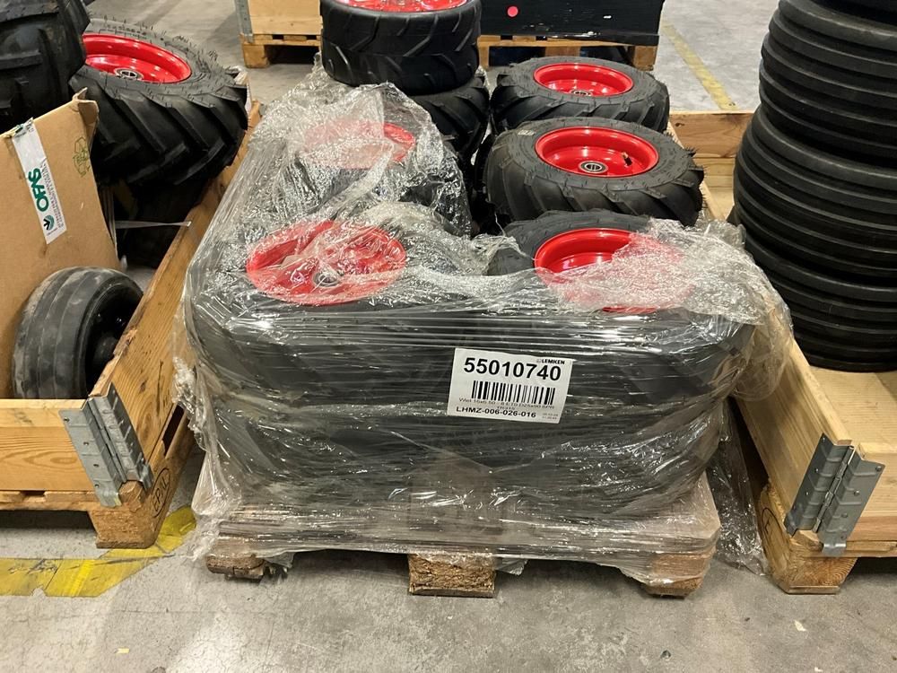 Wheels on rims