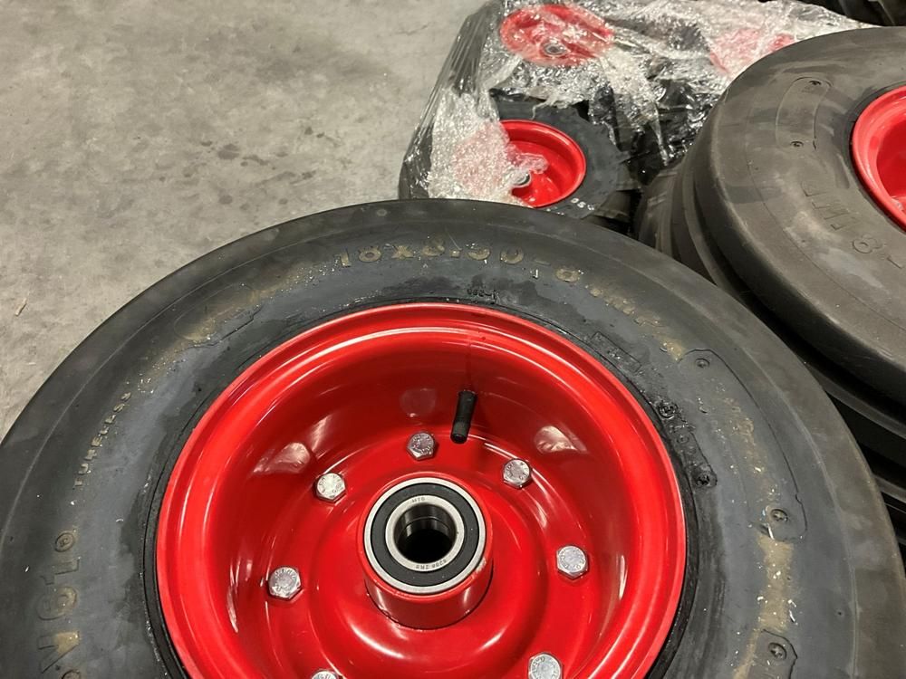 Wheels on rims