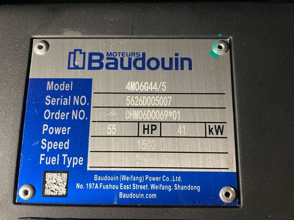 Baudouin 4M06G44/5 - 42 kVA Generator - DPX-19863