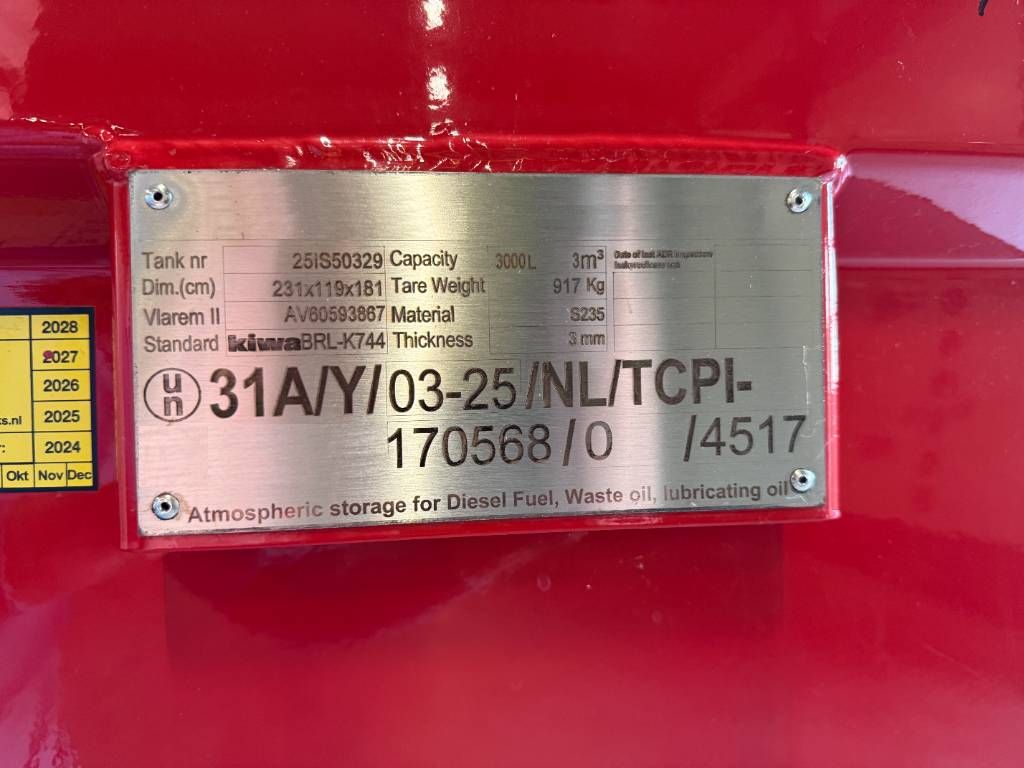 New Diesel Fuel Tank 3.000 Liter - DPX-31024