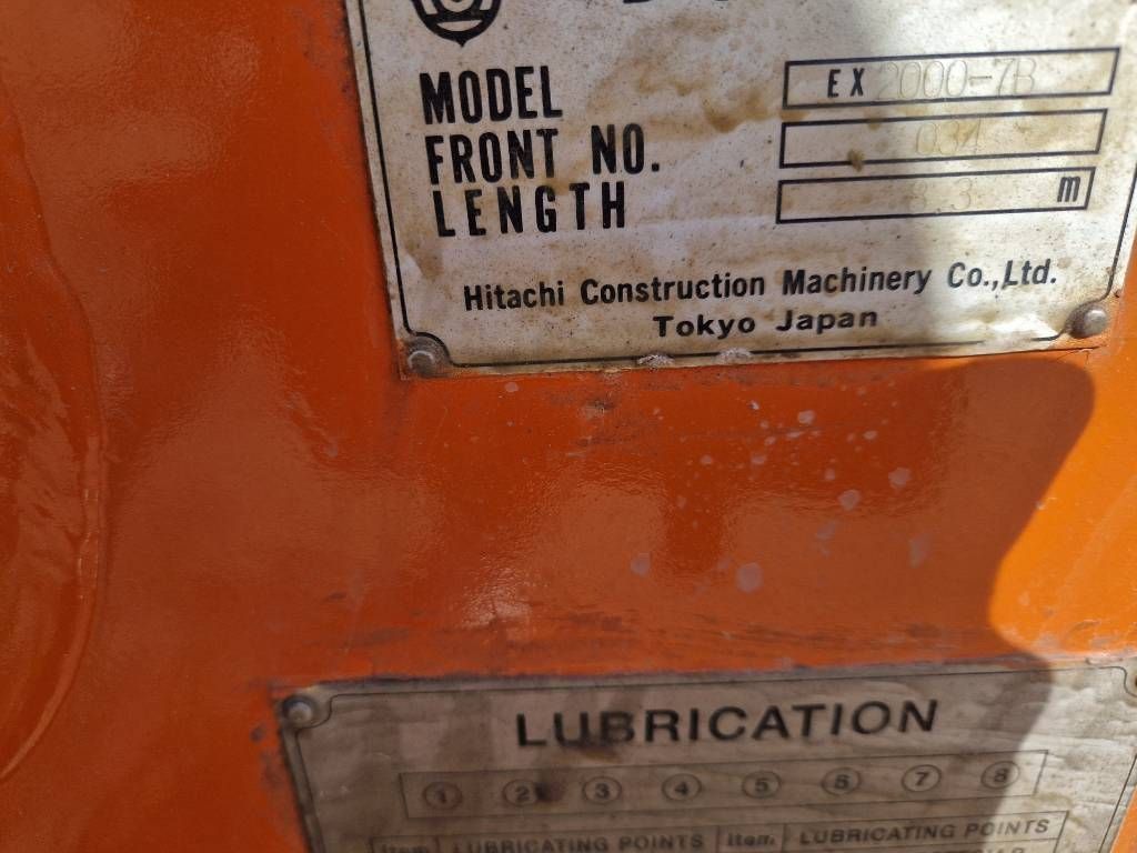 Hitachi EX2000-7B Boom + Stick