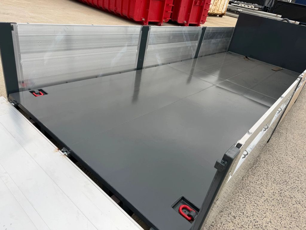 Alustahl 6,5m aluminium kleppen container