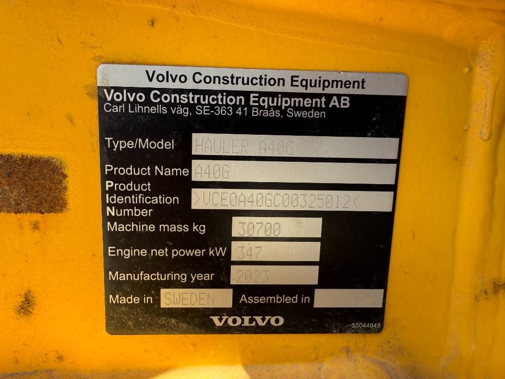 Volvo A40G (EXW - Abu Dhabi)