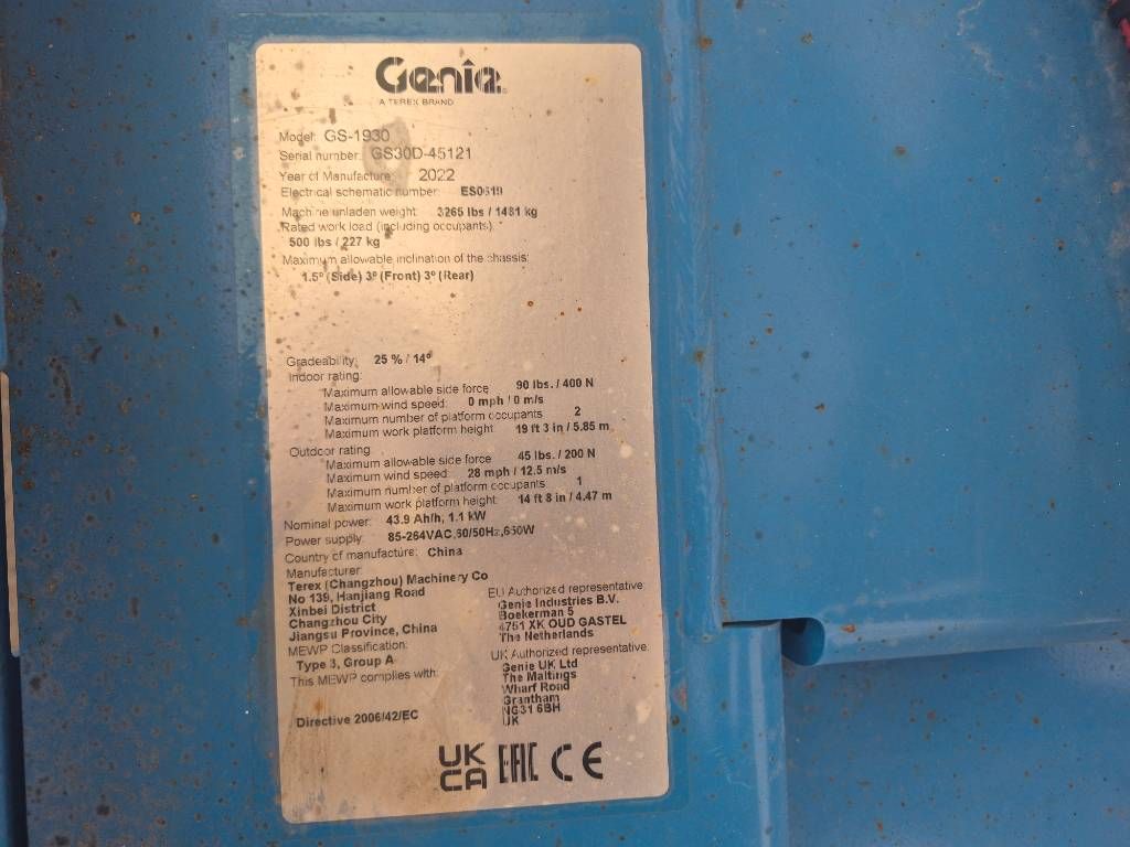Genie GS1930 (Multiple units available)