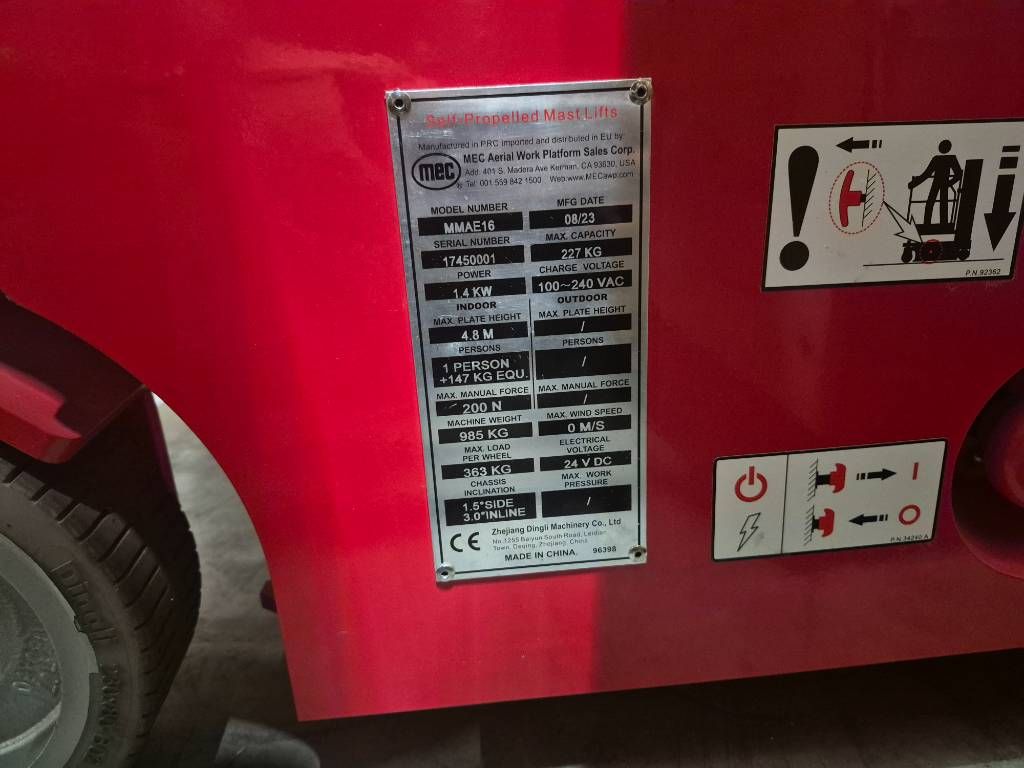 MEC MMAE16