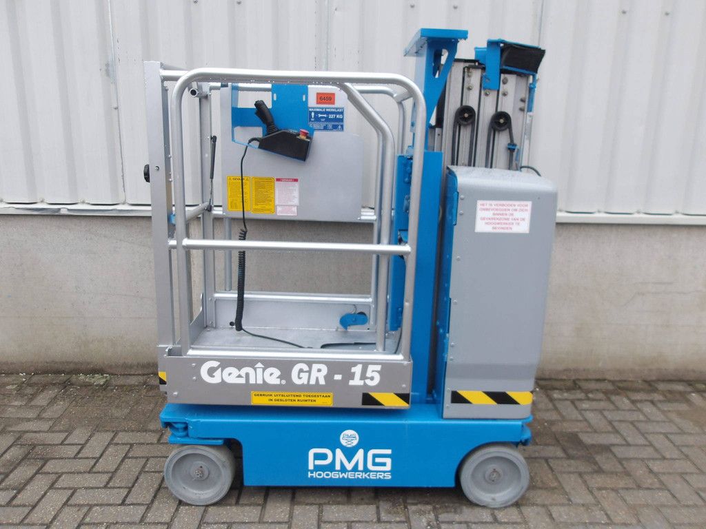 Genie GR-15 Electric Mast Lift 6.50m 2012