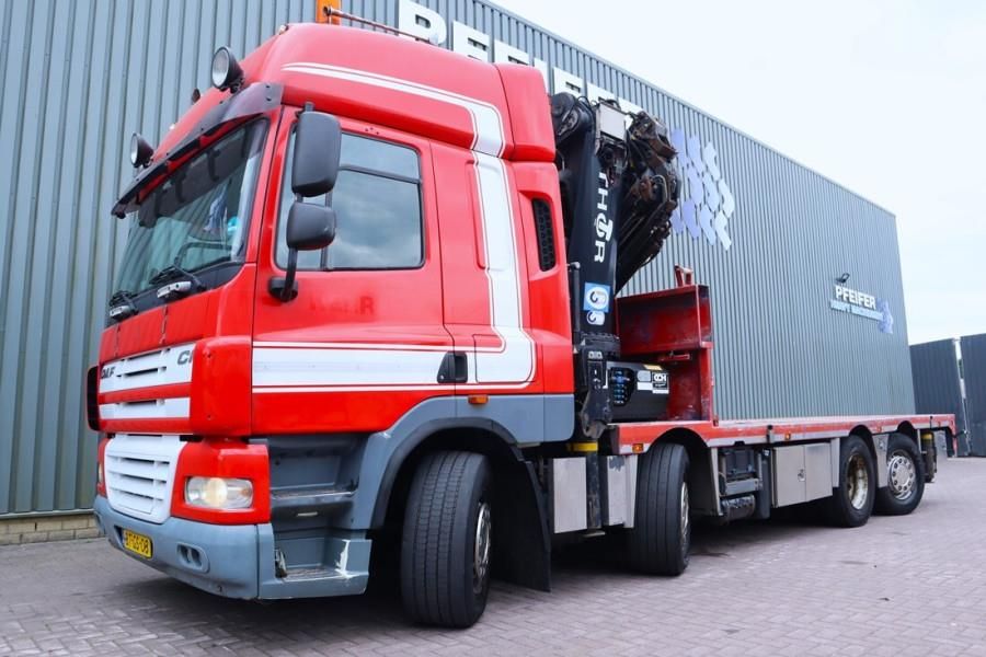 DAF CF85 With HMF 85t/m Crane Dutch Registration, HMF