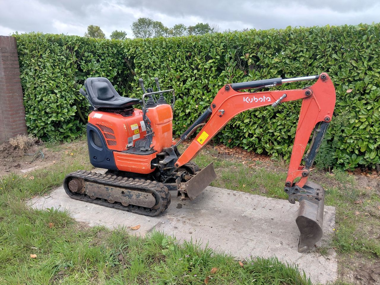 Minigraver Kubota U10-3 ( Bj 2014 ) Minikraan / Graafmachine
