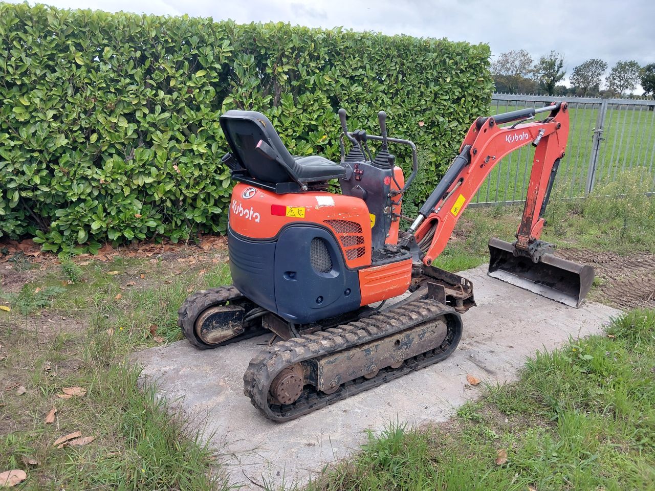 Minigraver Kubota U10-3 ( Bj 2014 ) Minikraan / Graafmachine
