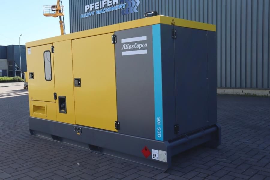 Atlas Copco QES 105 JD ST3 Valid inspection, Diesel, 105 kVA
