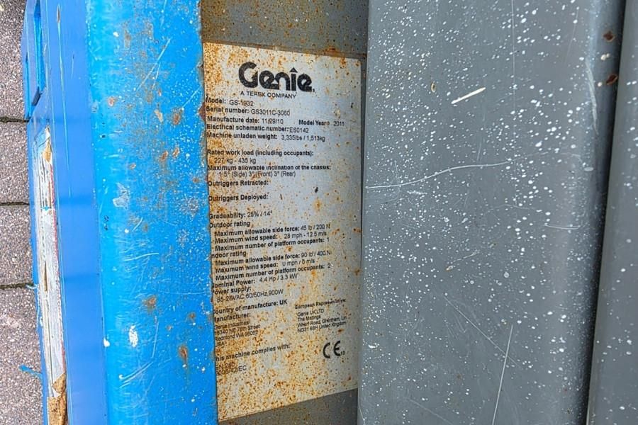 Genie GS1932 Electric, Working Height 7.8 m, 227kg Capac