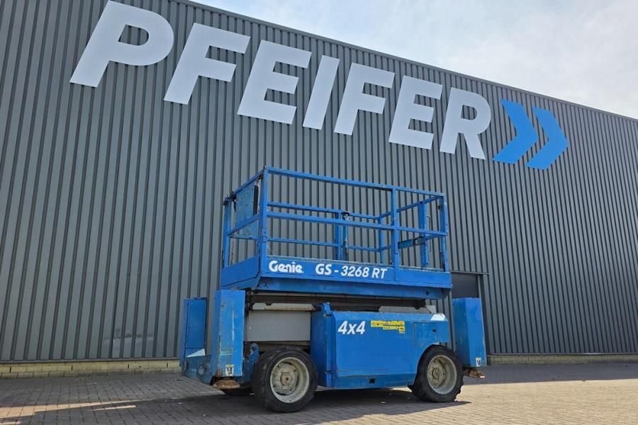Genie GS3268 Diesel, 12m Working Height, 454kg Capacity,