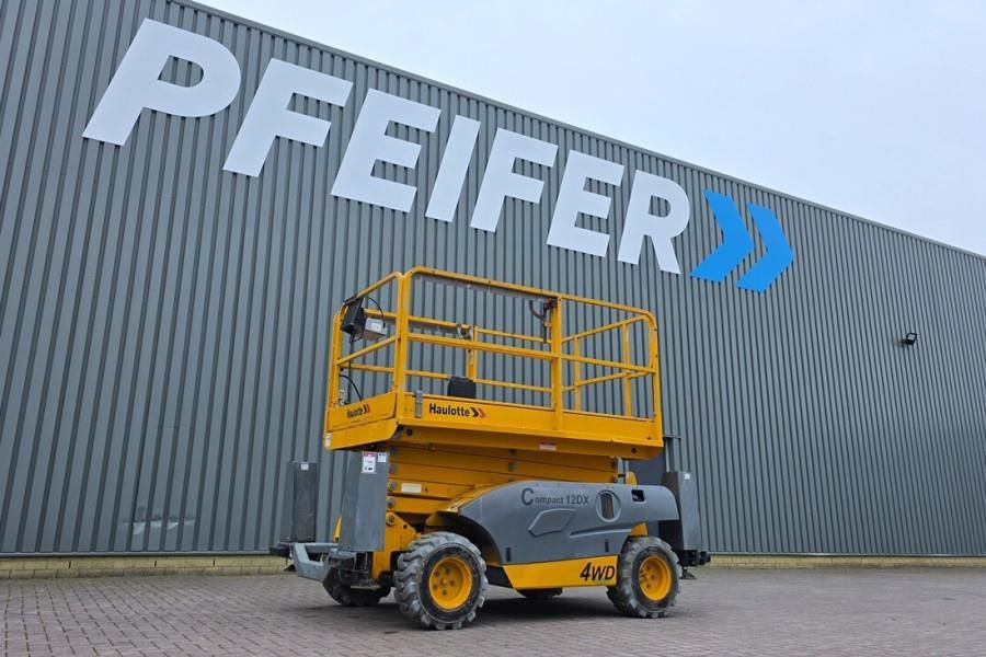 Haulotte Compact 12DX Diesel, 4x4 Drive, 12m Working Height
