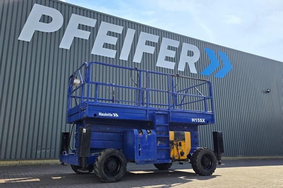 Haulotte H15SDX Diesel, 15m Working Height, 500kg Capacity,