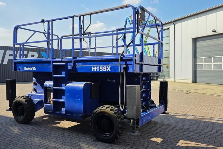 Haulotte H15SDX Diesel, 15m Working Height, 500kg Capacity,