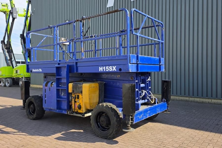 Haulotte H15SDX Diesel, 15m Working Height, 500kg Capacity,