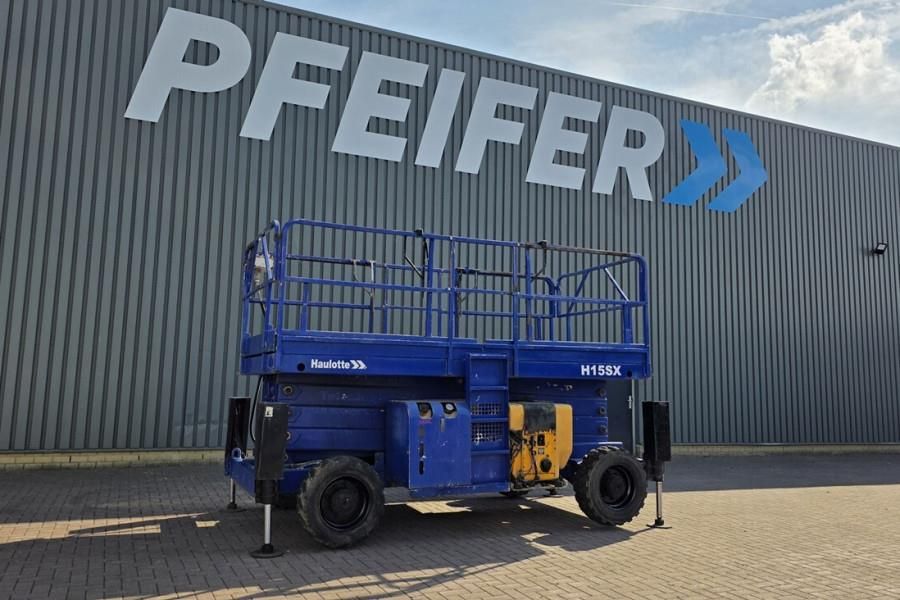 Haulotte H15SDX Diesel, 15m Working Height, 500kg Capacity,