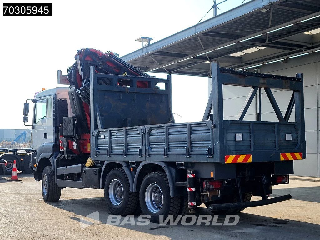 MAN TGA TGA 33.350 6X6 Fassi F600 Crane Kran + Fly-Jib 6+6 Extensions Manual Full Steel