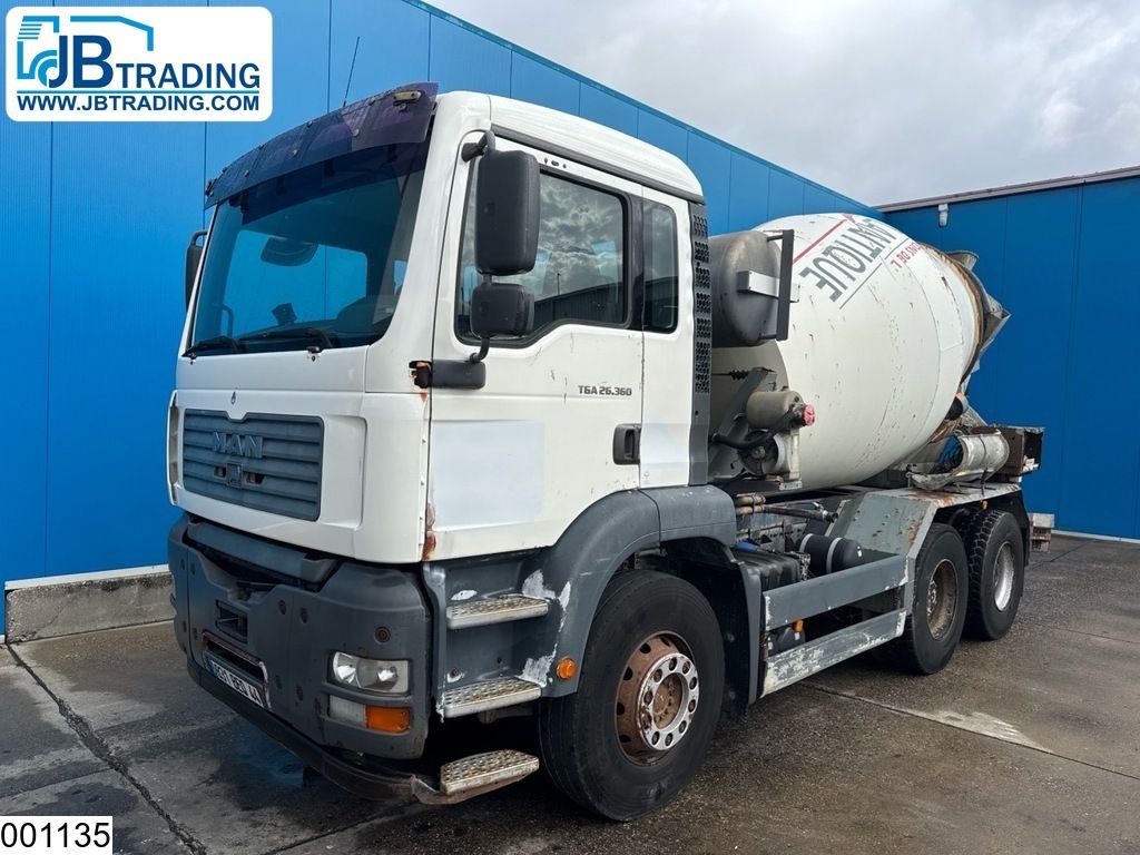 MAN TGA 26 360 6x4, EURO 3, 7m3, Manual, Steel