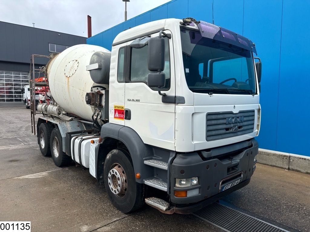 MAN TGA 26 360 6x4, EURO 3, 7m3, Manual, Steel