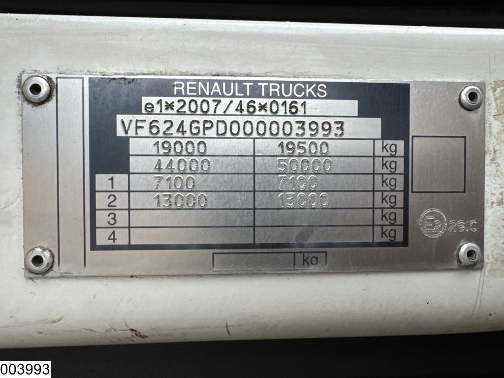 Renault Premium 430 Dxi EURO 5, ADR, PTO, Pump
