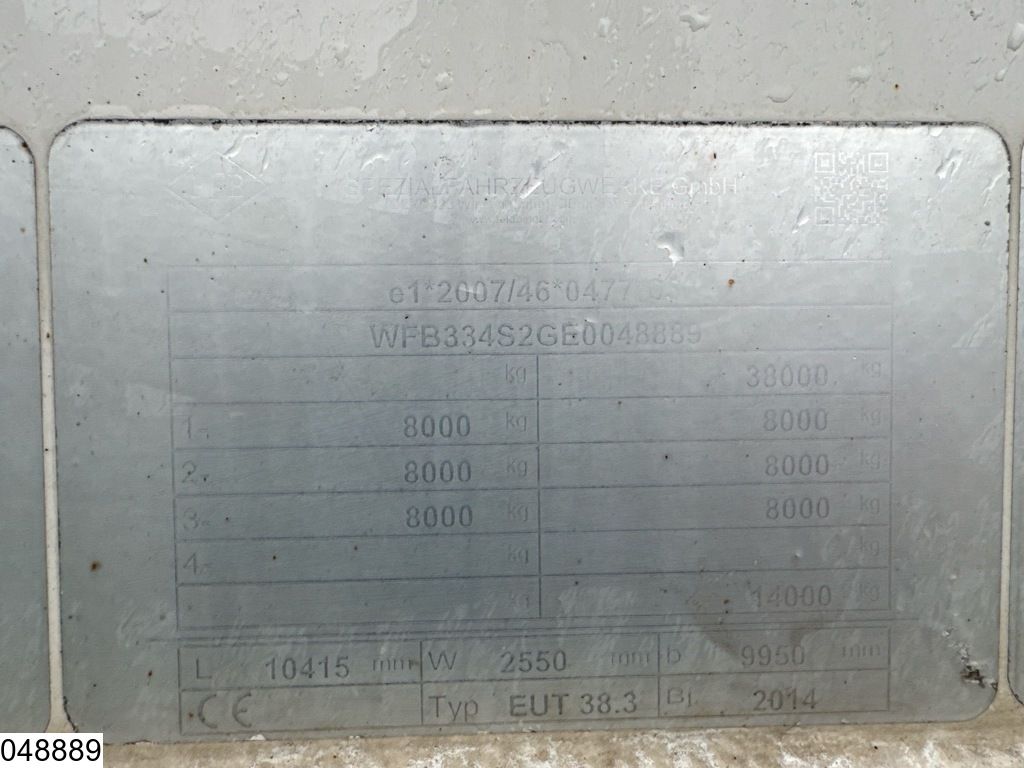 Feldbinder Silo 38.000 L, 1 Comp