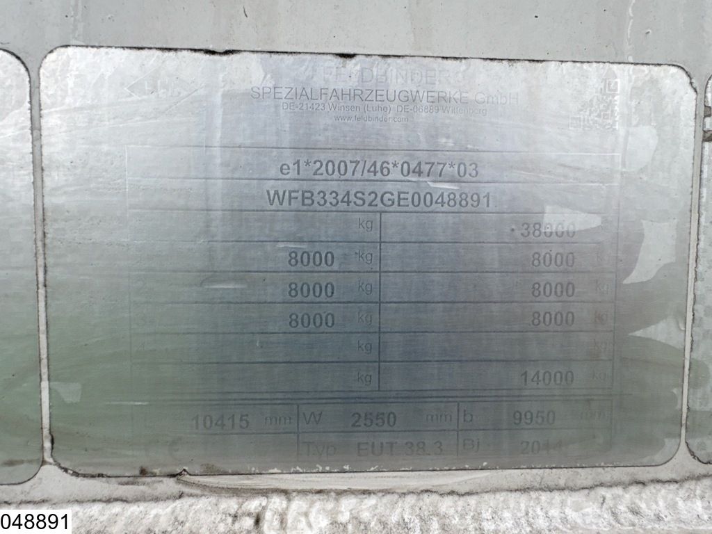 Feldbinder Silo 38.000 L, 1 Comp