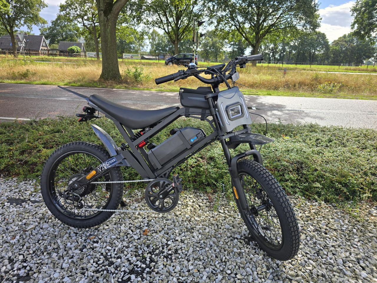 QM V20 Cross Skinnybike – Zwart – Full Option Ebike Fatbike