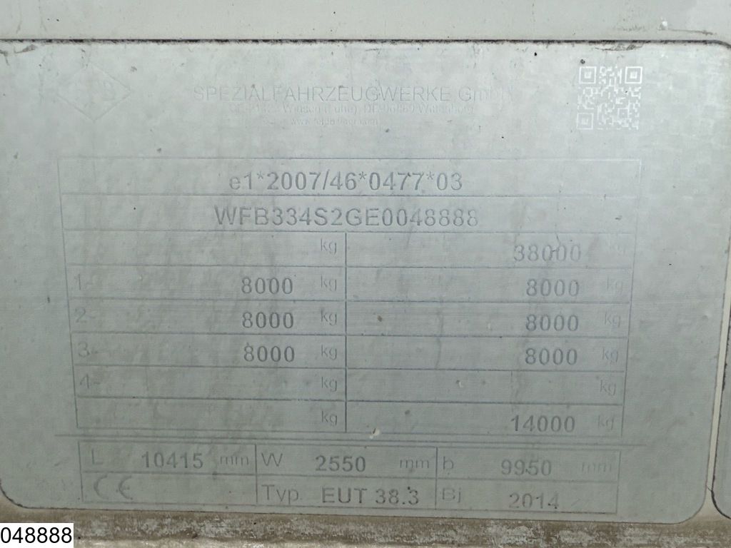 Feldbinder Silo 38.000 L, 1 Comp