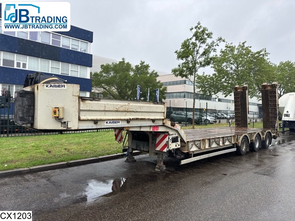 Kaiser Lowbed 57,000 kg, steering axle