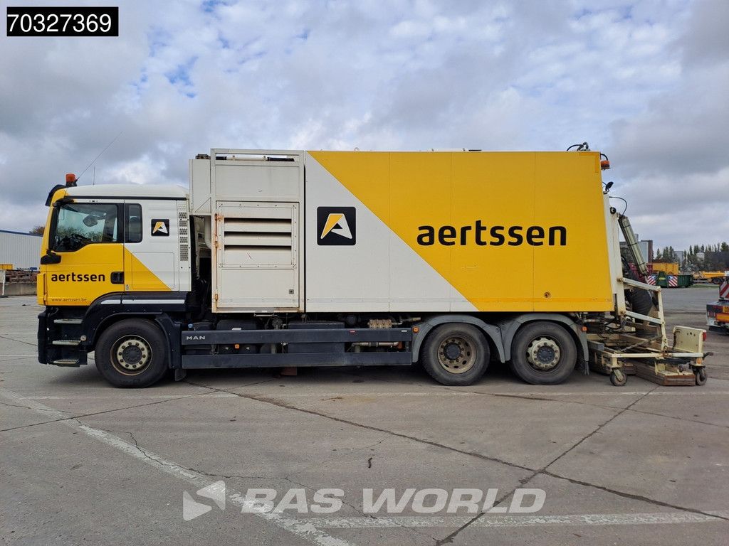 MAN TGS 26.360 6X2 BekkerLaGram SV Road cleaner High pressure Sweerper truck Manual Euro 6