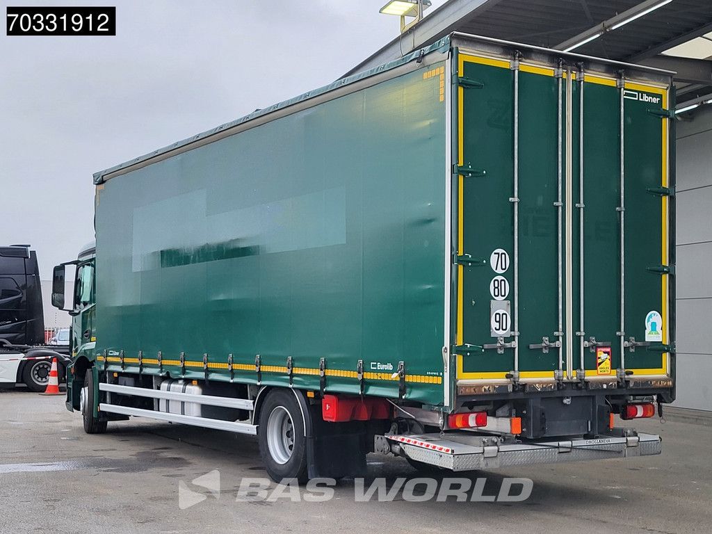 Mercedes Actros 1833 4X2 18tonner curtainsides 2000kg Ladebordwand Automatic Euro 6