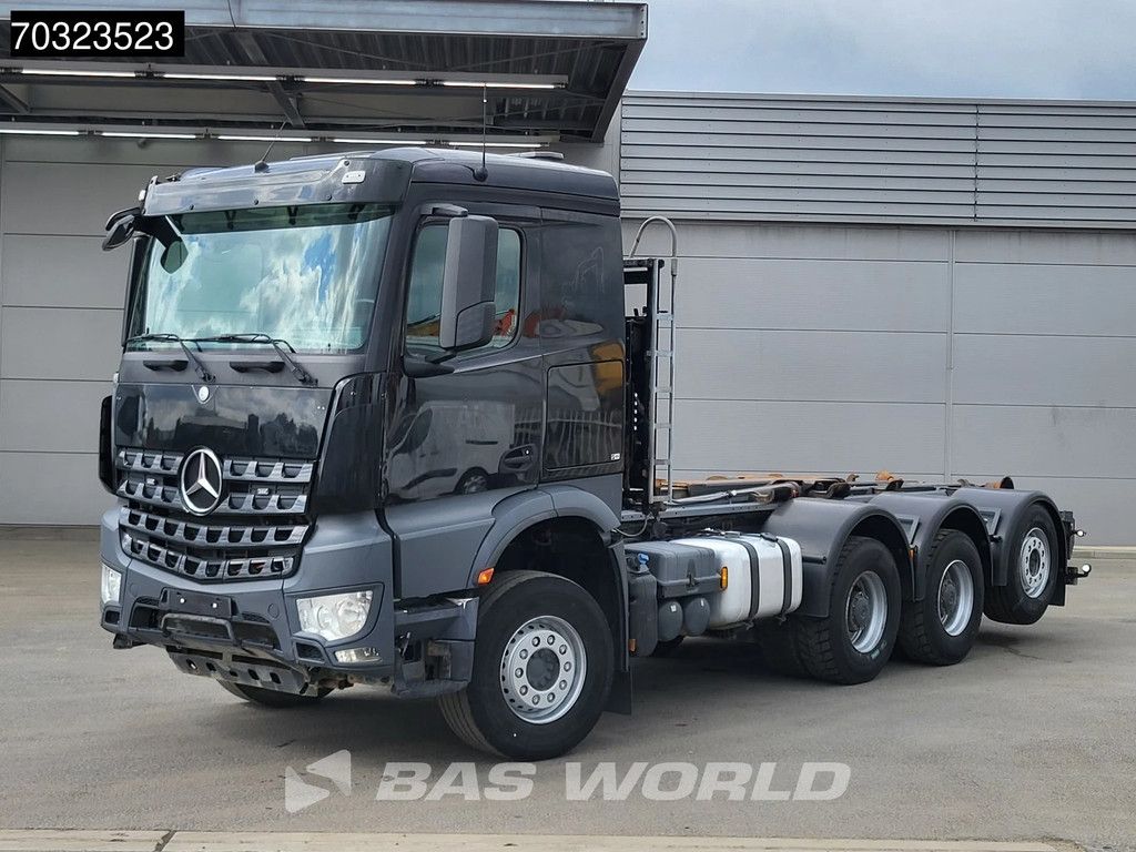 Mercedes Arocs Arocs 3253 8X4 HIAB XR24ZL59 containersystem Lift+steering axle Big-Axle Euro 6