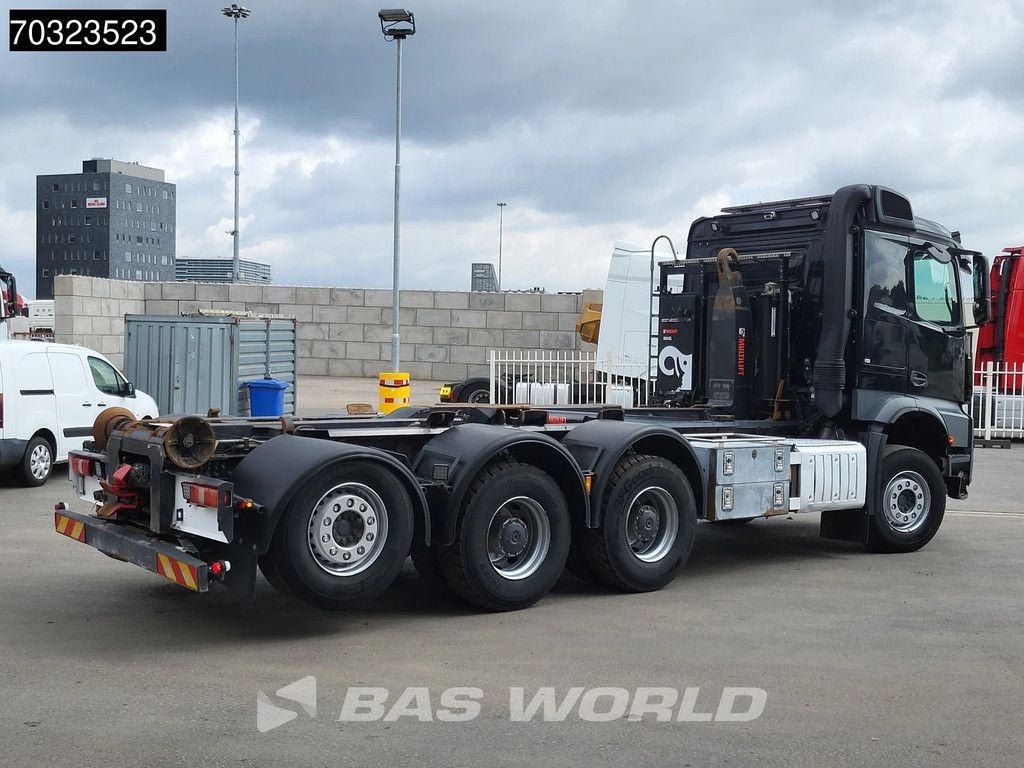 Mercedes Arocs Arocs 3253 8X4 HIAB XR24ZL59 containersystem Lift+steering axle Big-Axle Euro 6