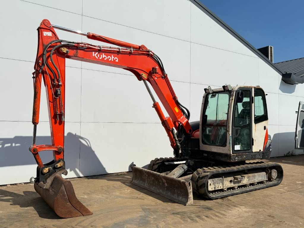 Kubota KX080-3 - Quick Coupler / Hammer Lines
