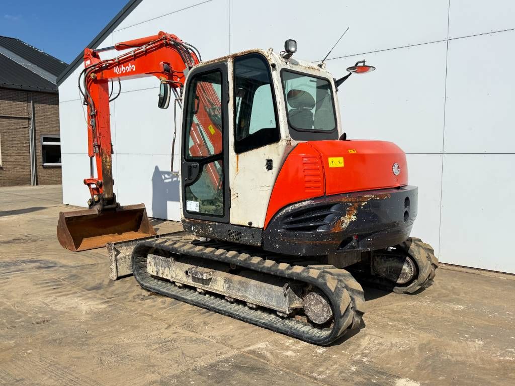 Kubota KX080-3 - Quick Coupler / Hammer Lines