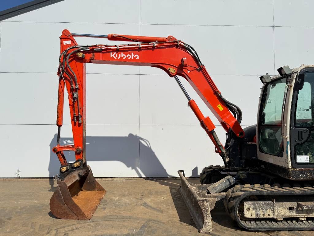 Kubota KX080-3 - Quick Coupler / Hammer Lines