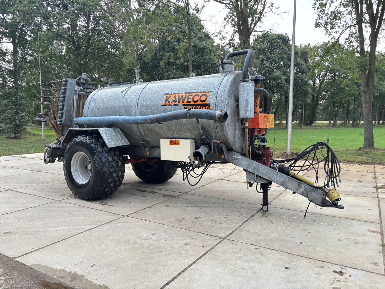 Kaweco 8 m3 mesttank met bemester