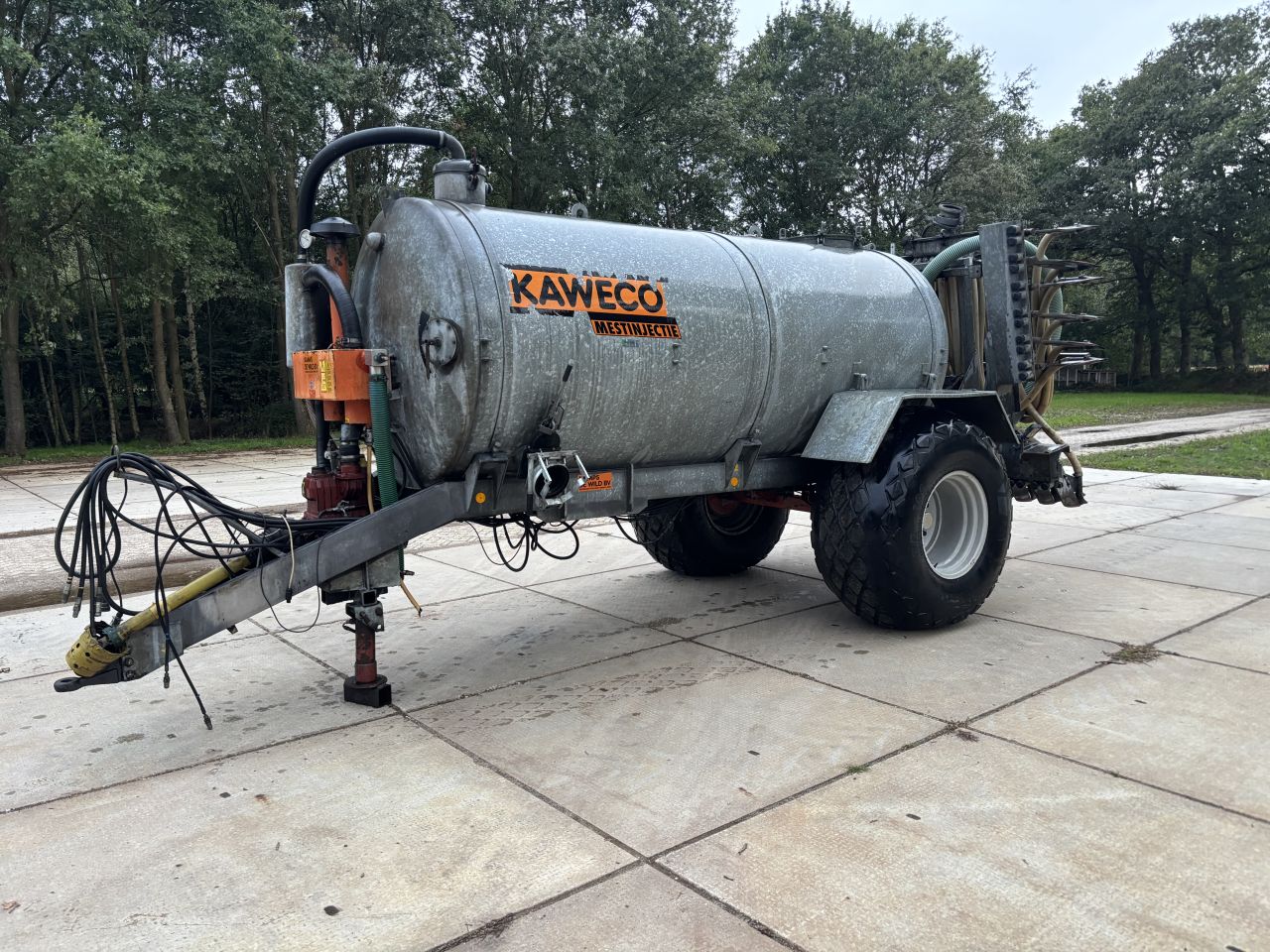 Kaweco 8 m3 mesttank met bemester