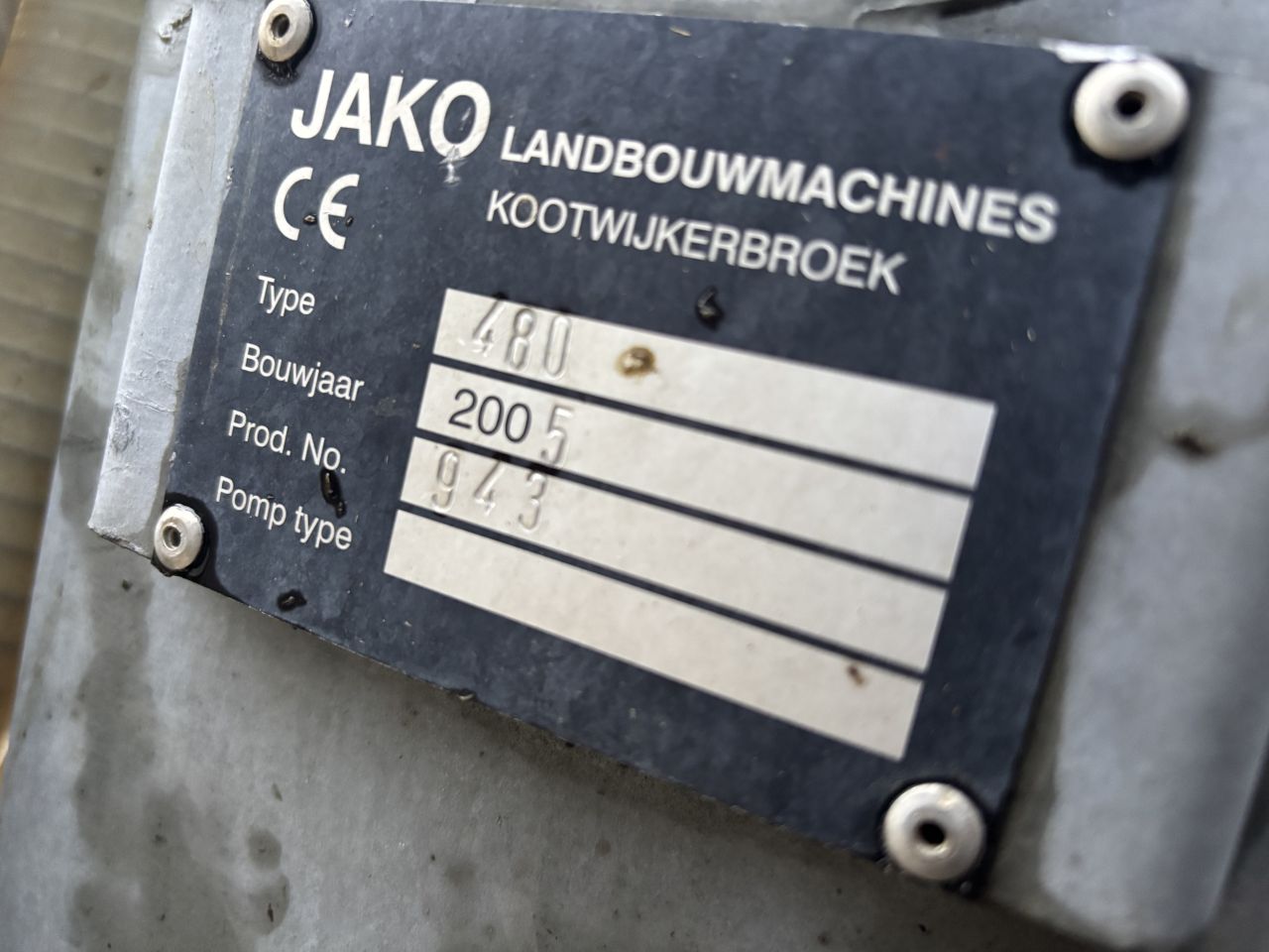 Kaweco 8 m3 mesttank met bemester