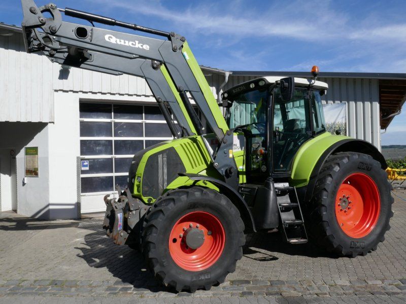 Claas Axion 810 CMATIC CEBIS Quicke Frontlader Q75