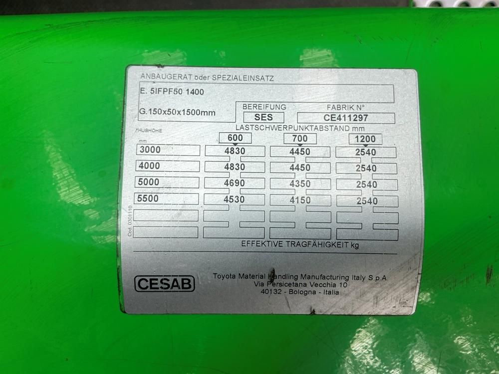 Cesab B650 Gabelstapler, Baujahr 2018