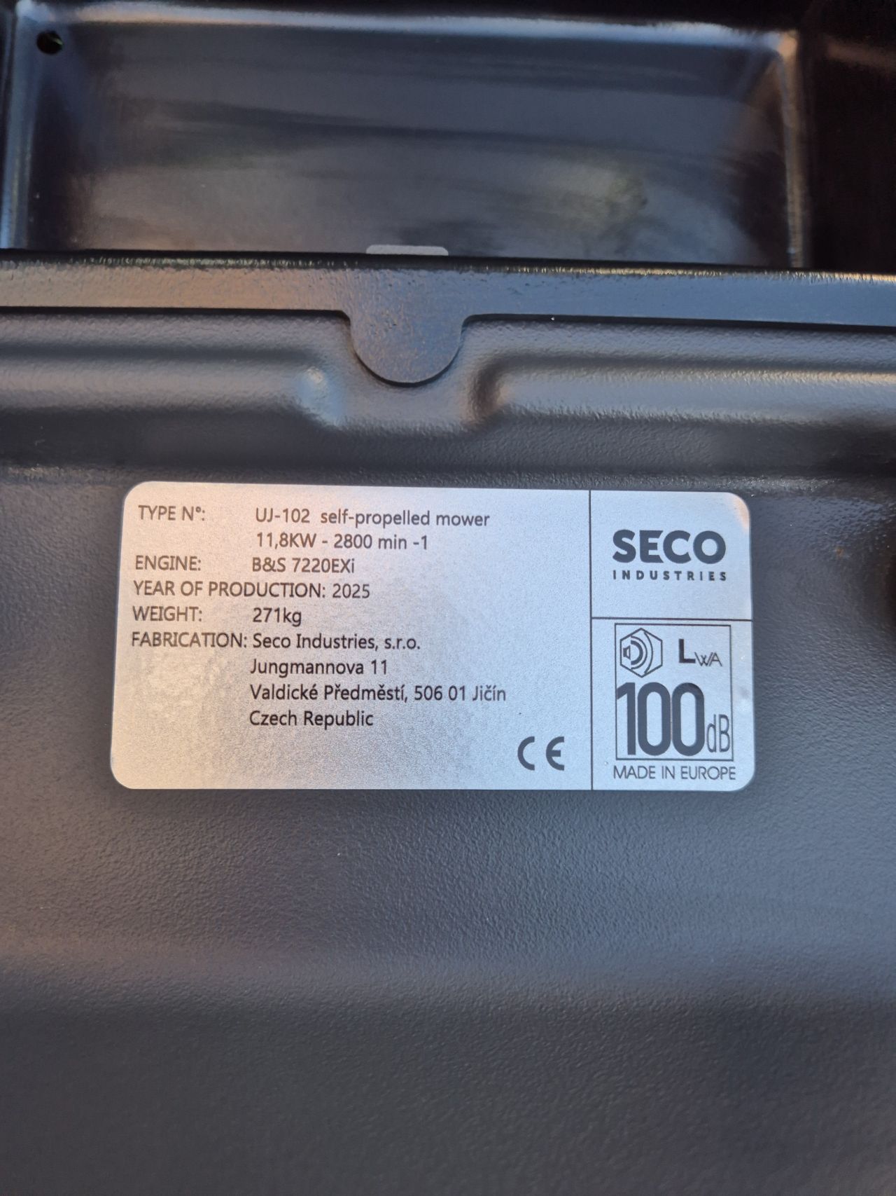 Seco starjet UJ102 Zitmaaier