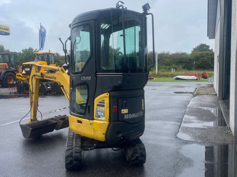 Komatsu PC16R-3HS Inkl. 2grave skovle og tilskovl.