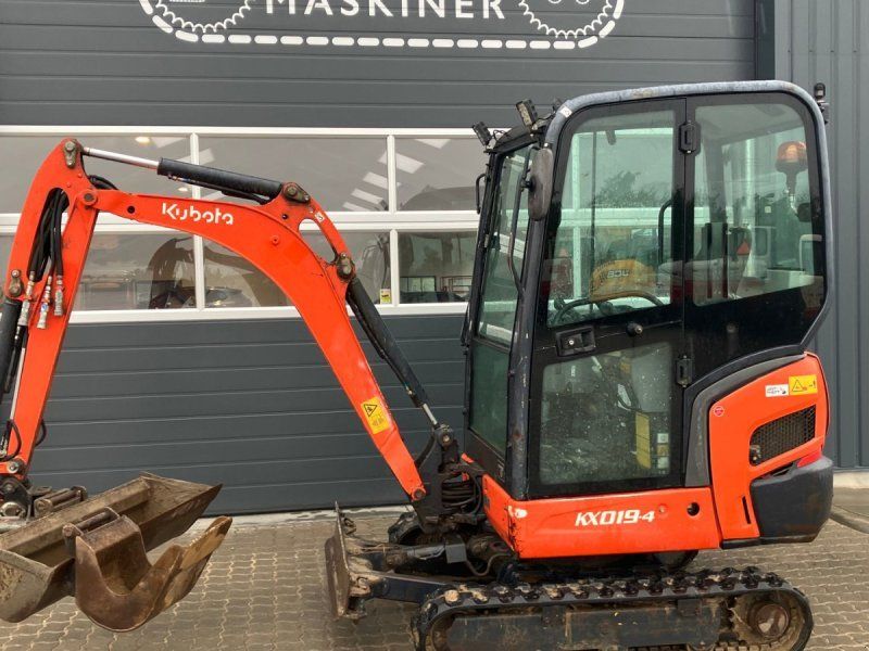 Kubota KX019-4 KX19-4 med meget udstyr