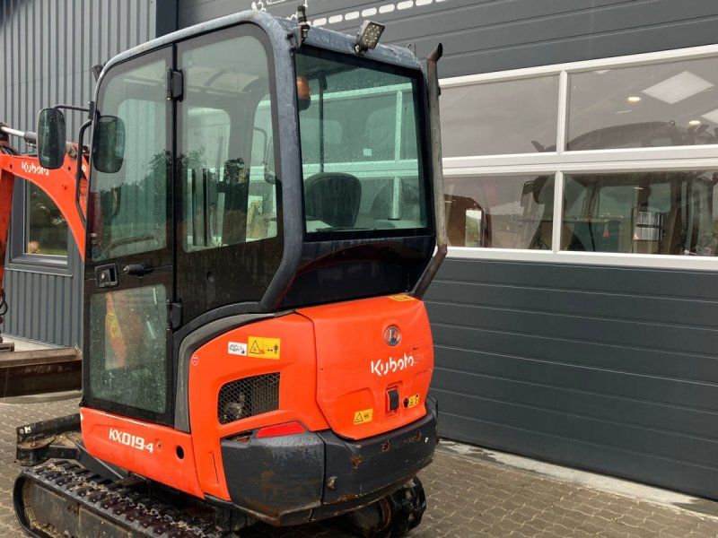 Kubota KX019-4 KX19-4 med meget udstyr
