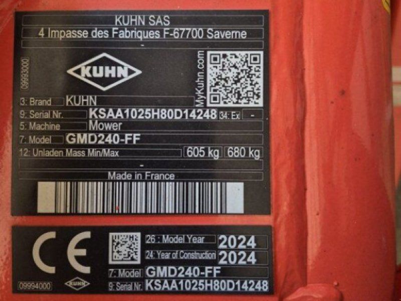 Kuhn GMD 240 FF