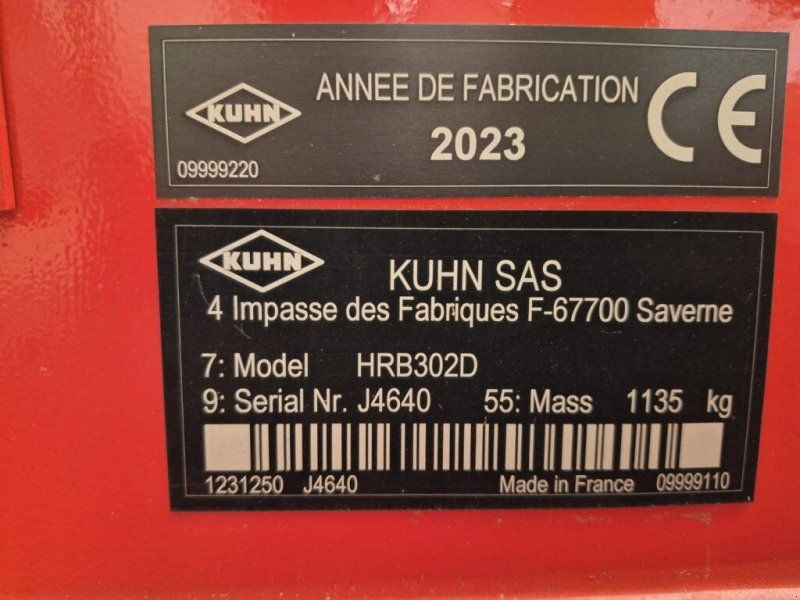 Kuhn HRB 302D